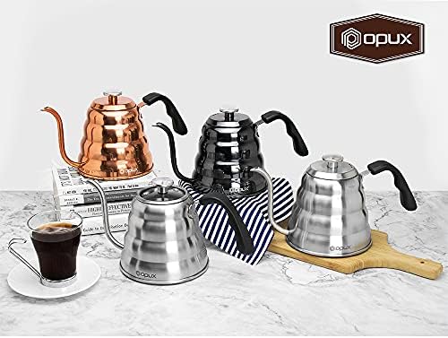 OPUX Pour Over Kettle with Gooseneck Thermometer