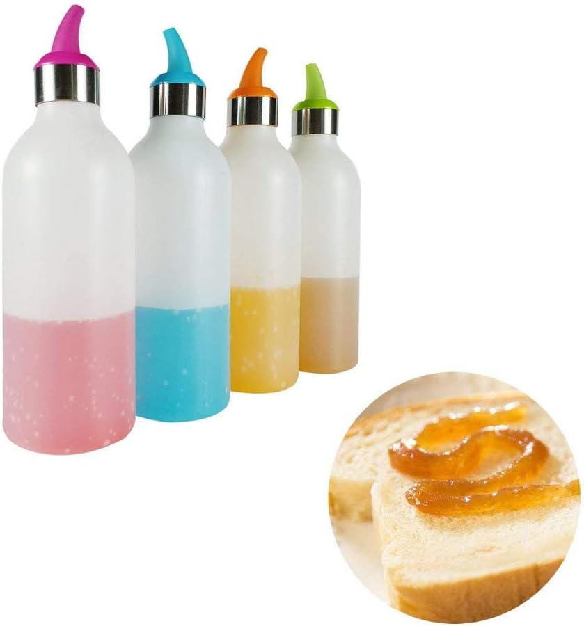 Kasuki BBQ Kitchen Silicone Squeeze Bottle - Orange