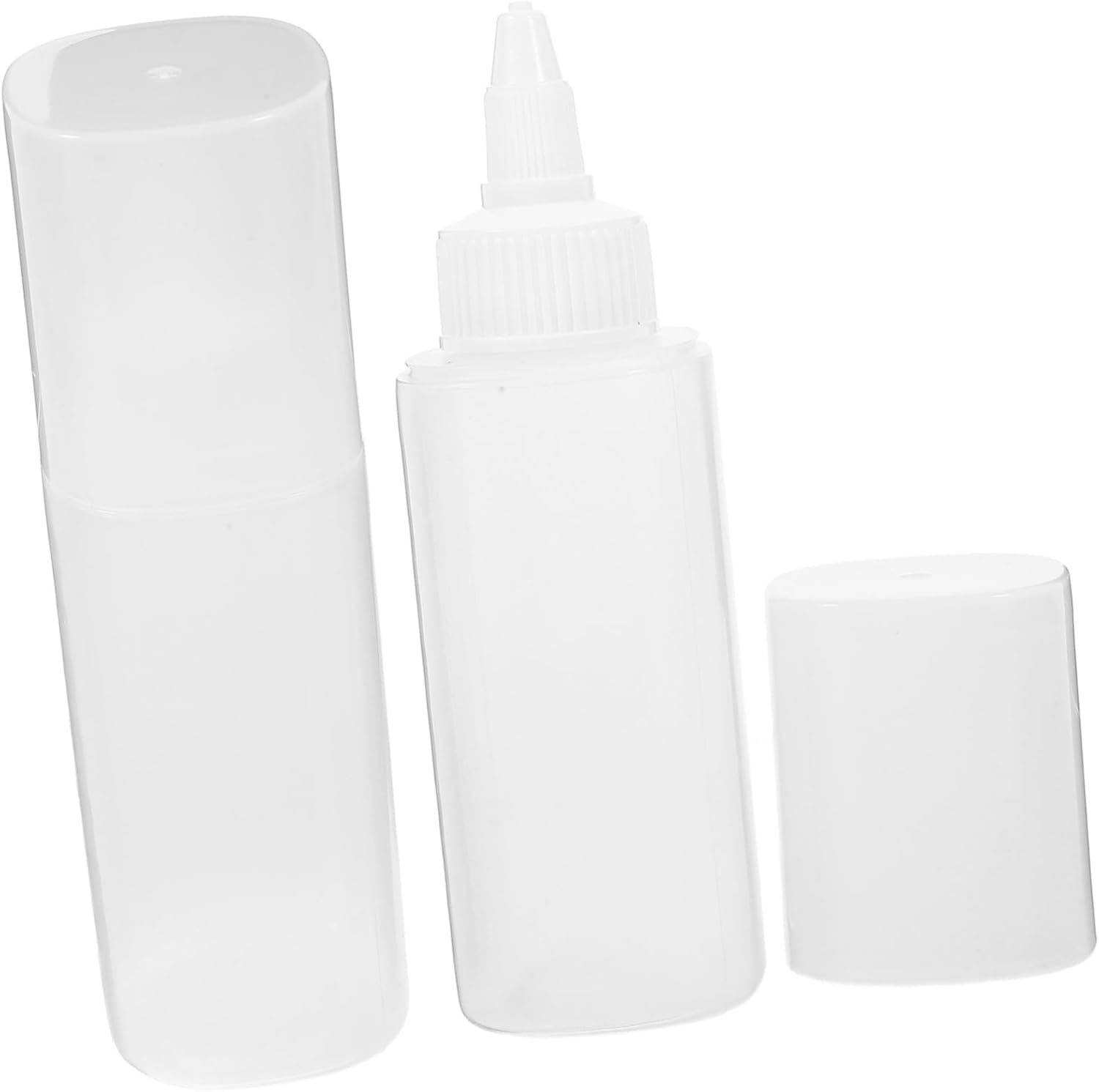 2pcs Condiment Squeeze Bottles for Honey and Salad Dressing