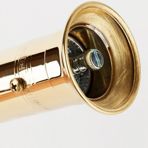 European Authentic Greek 2-Piece Brass Pepper Mill Set