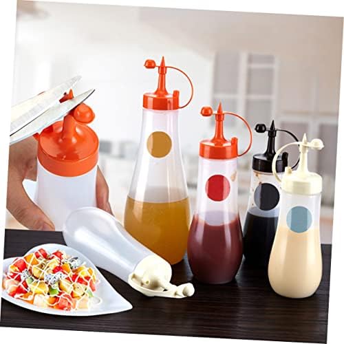 COLLBATH 3 Color Salad Dressing Squeeze Bottles Set