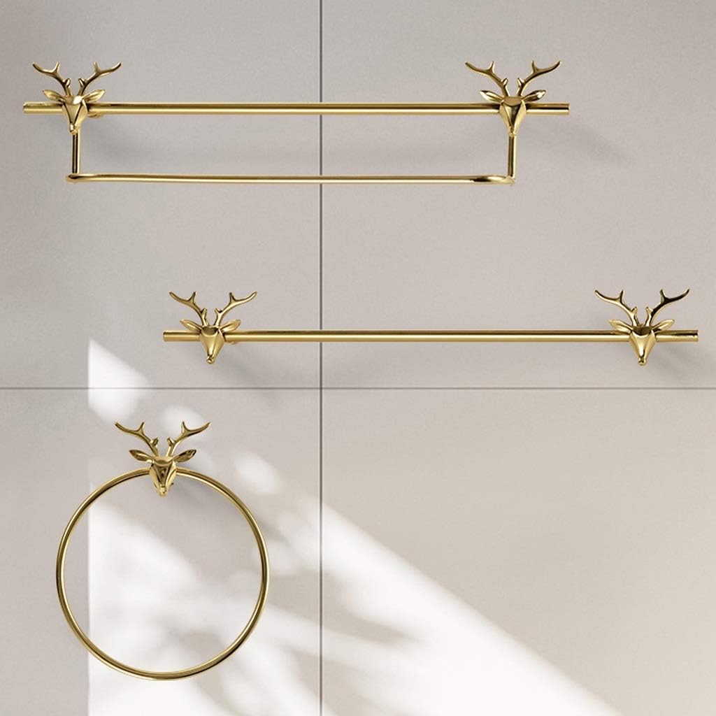 KIZQYN Golden All-Copper Coat Hook Wall Mounted