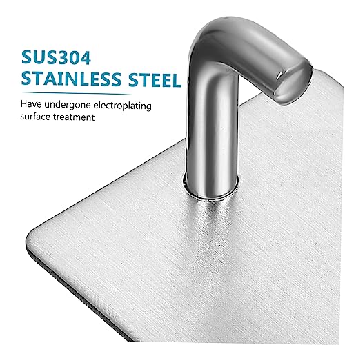 4PCS Adhesive Towel Hooks for Wall