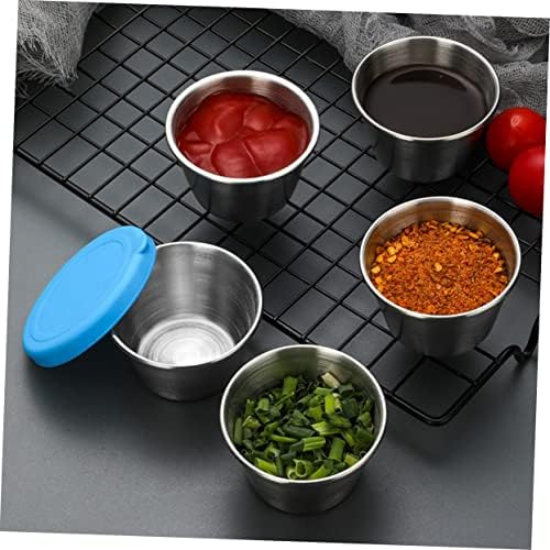HOLIDYOYO 6pcs2 Silicone Dipping Bowls Lids Set