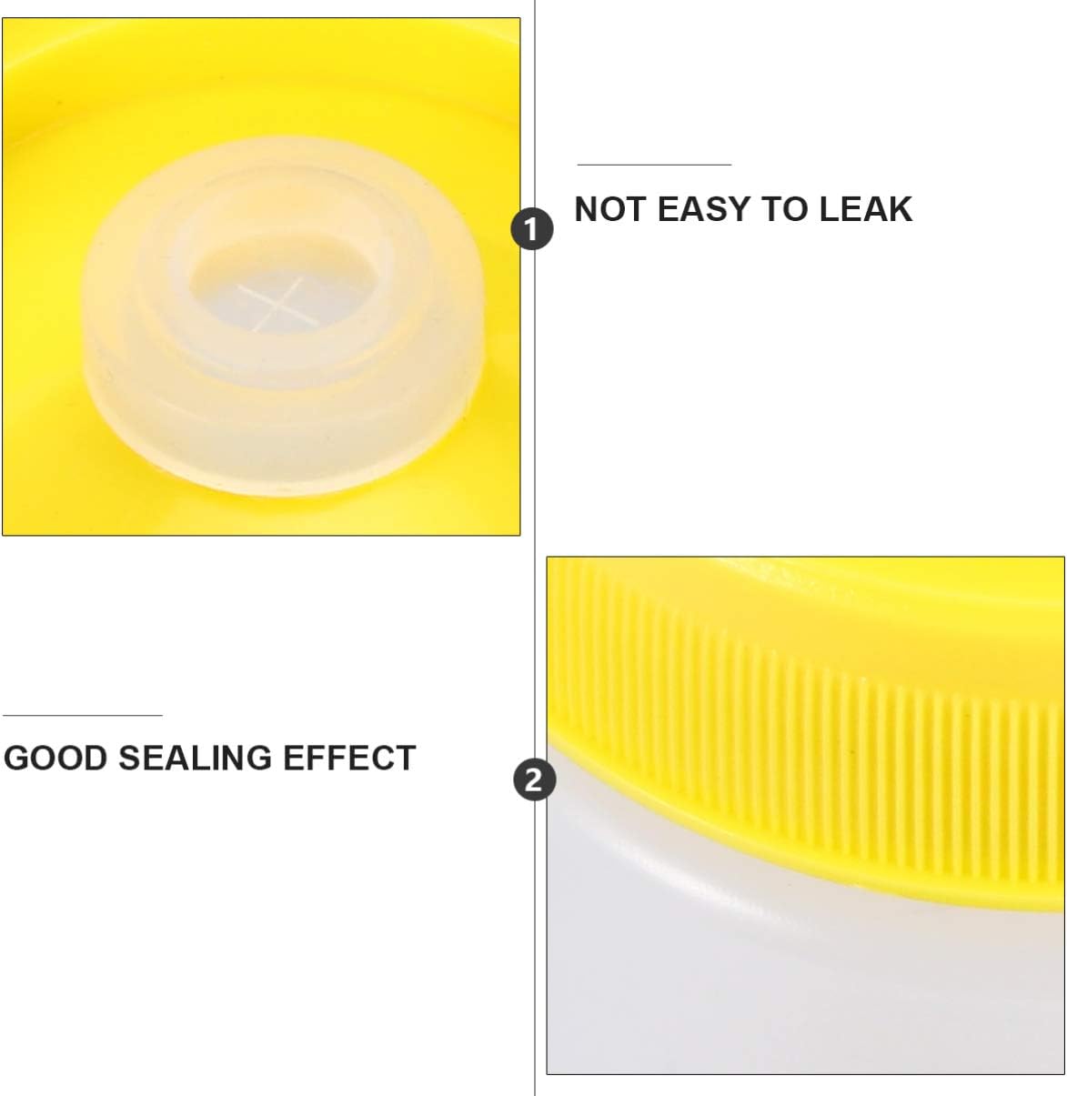 Food Grade Plastic Squeeze Bottles Two-in-One Sauce Containers