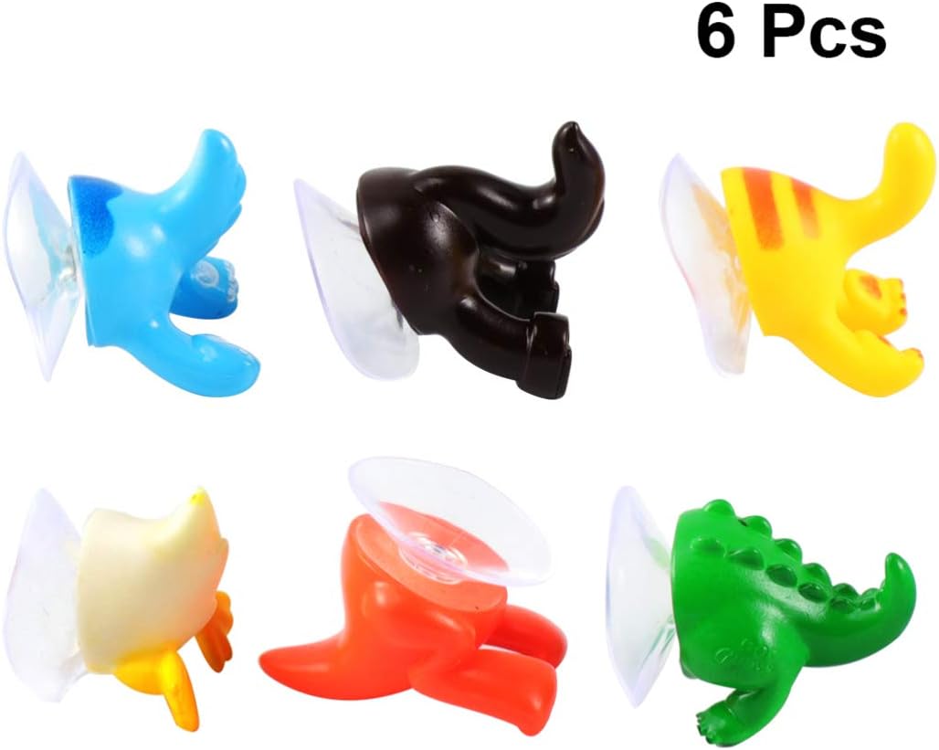 Cabilock 6pcs Animal Tail Hooks for Home Use