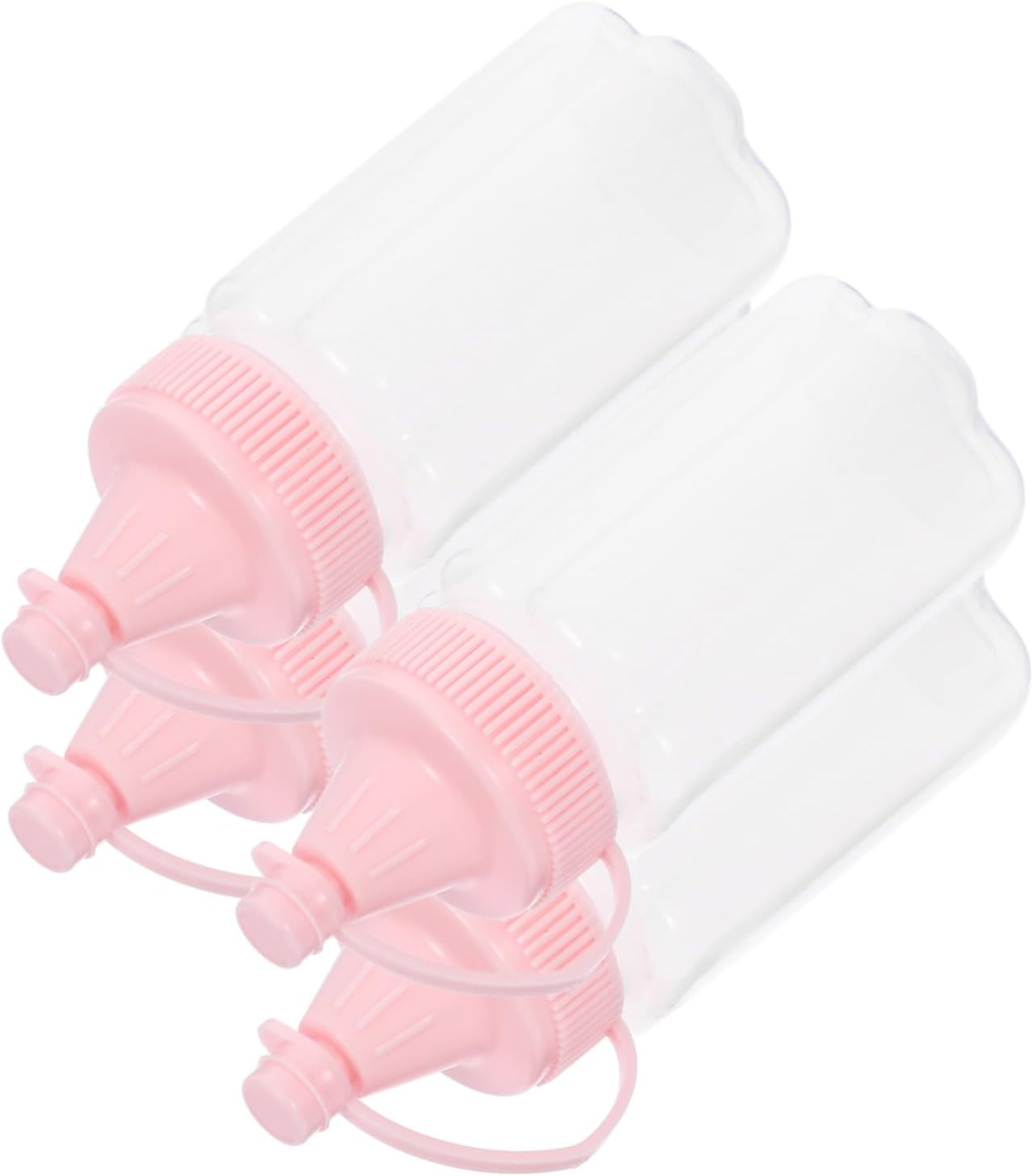 MAGICLULU 4pcs Reusable Condiment Squeeze Bottles 1