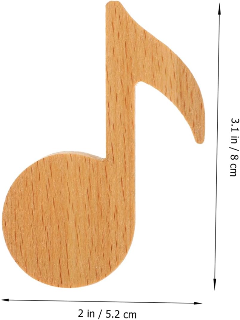 GLEAVI 3Pcs Wood Coat Hooks for Home Storage
