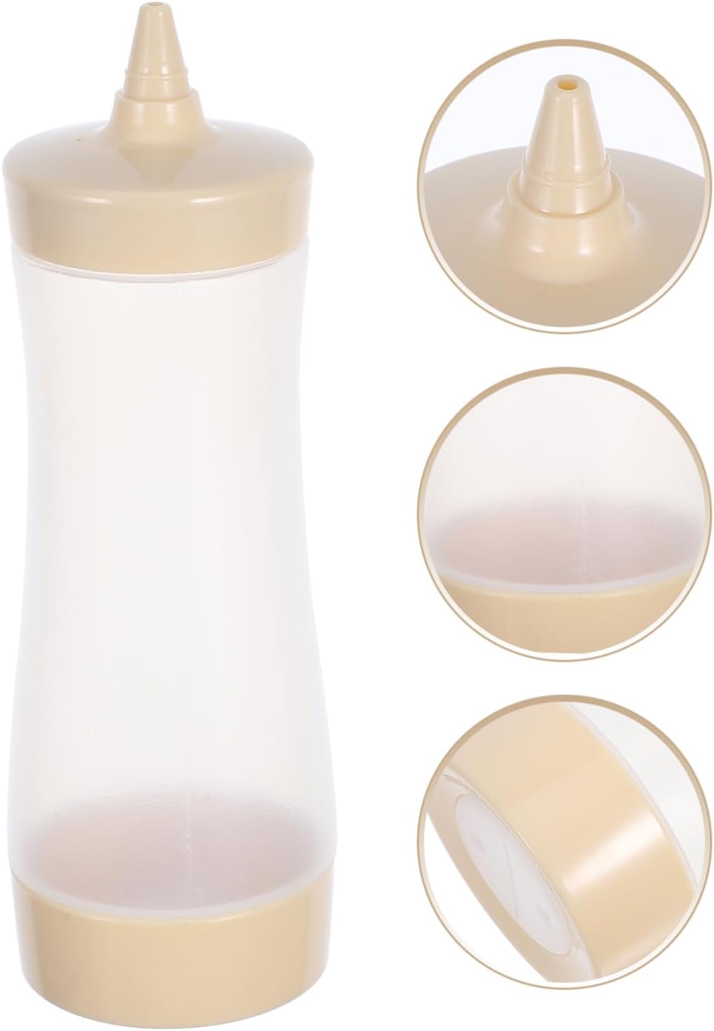 HOLIDYOYO 9 Pcs Reusable Condiment Squeeze Bottles with Lids 1