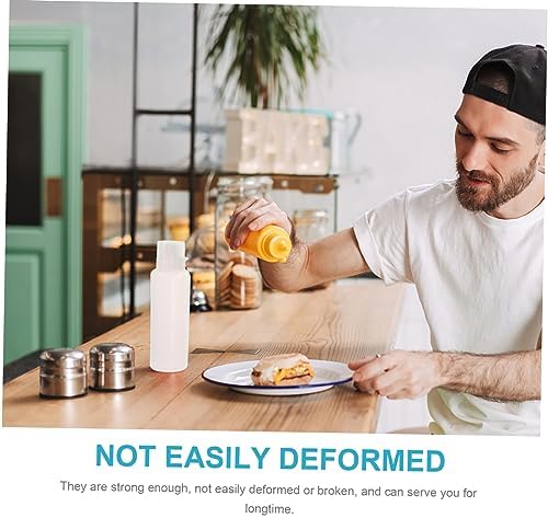CIYODO 5-Hole Spill-Proof Condiment Squeeze Bottles