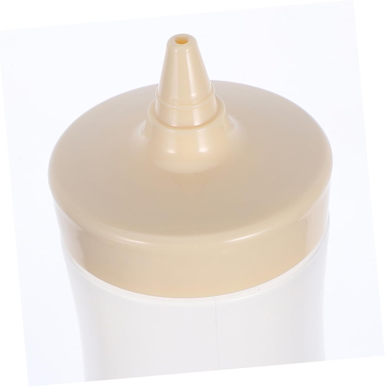 VINTORKY Condiment Squeeze Bottles Cream Color