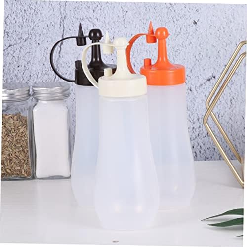 GRADENEVE 3 in 1 Condiment Squeeze Bottles Set