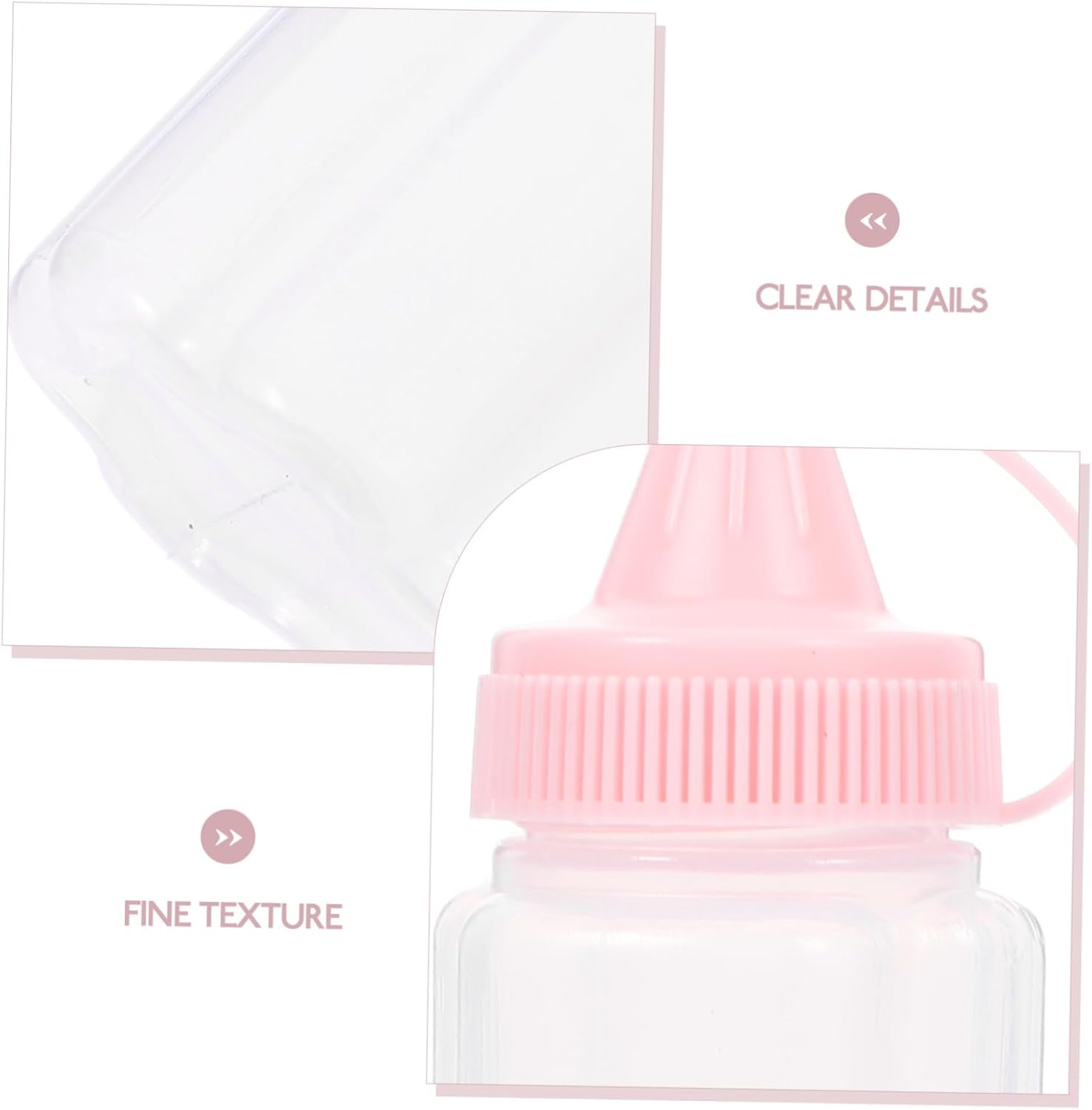 MAGICLULU 4pcs Reusable Condiment Squeeze Bottles 1