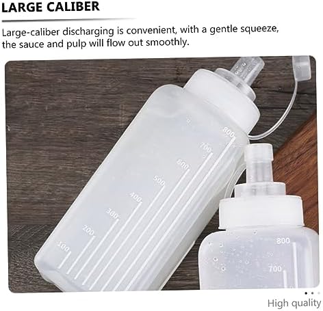 CIYODO Condiment Squeeze Bottles for Kitchen Picnic Use