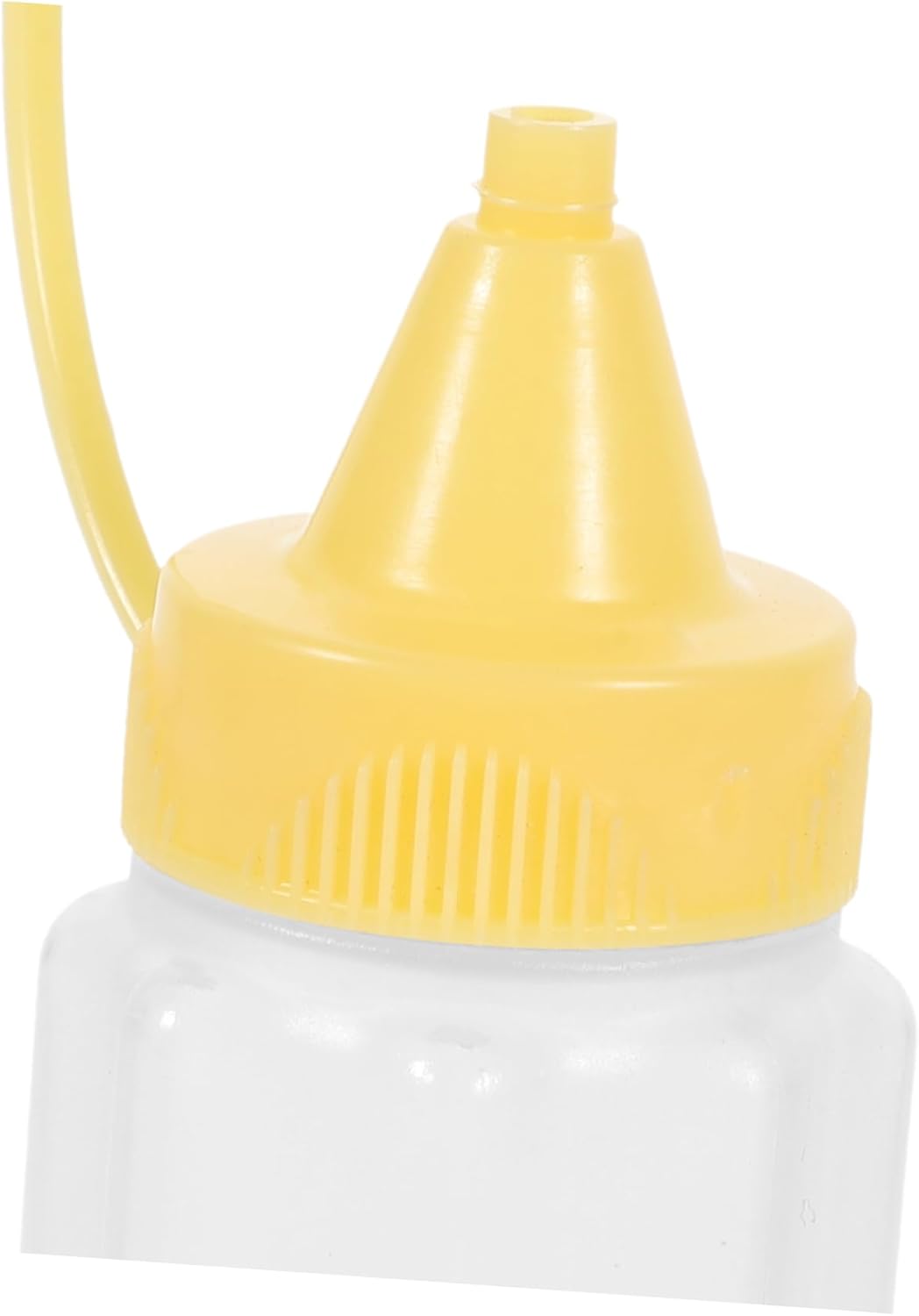 JEWEDECO 12 Pcs Mini Condiment Bottles Yellow PP Salad Dressing Dispenser