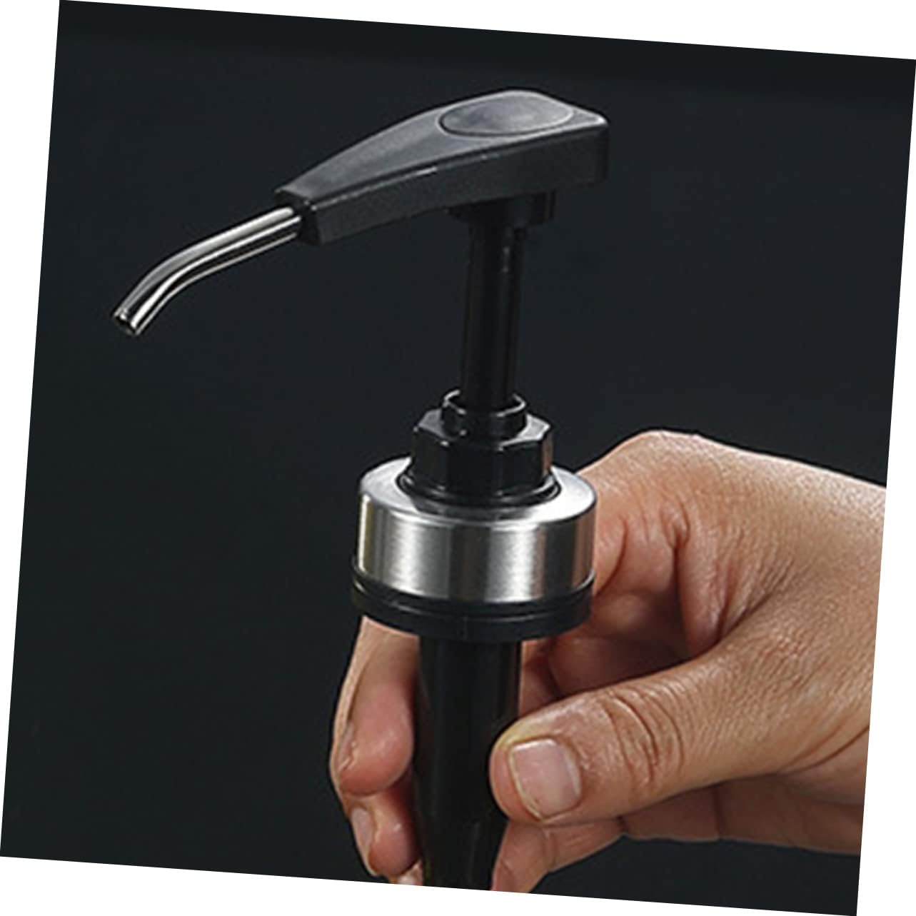 HOLIDYOYO 2pcs Stainless Steel Sauce Bottle Nozzle Set