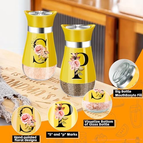 HFoumre Salt Pepper Shakers Set Yellow
