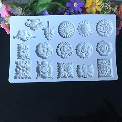 TNNOKL Sugarcraft Vintage Embossed Cookie Cutter Set
