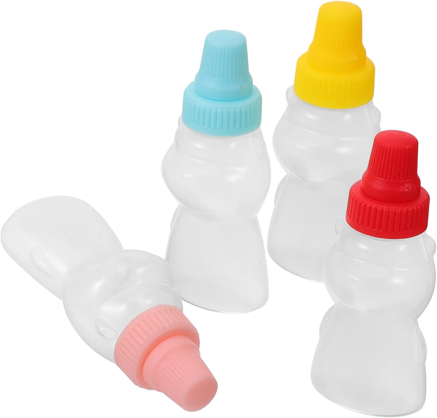 Mini Bear Condiment Bottles Set for Kitchen and Outdoor Use