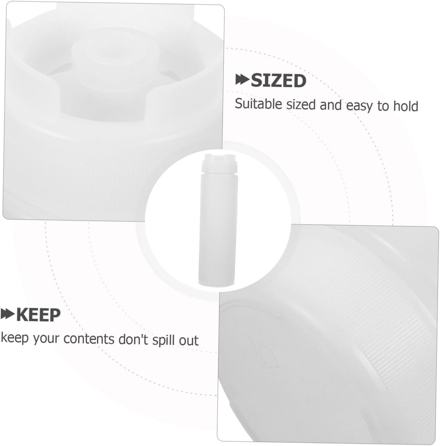 CIYODO Sauce Squeeze Bottles Set of 6