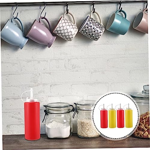 4Pcs Jam Squeeze Bottles 350ML Seasoning Containers 1