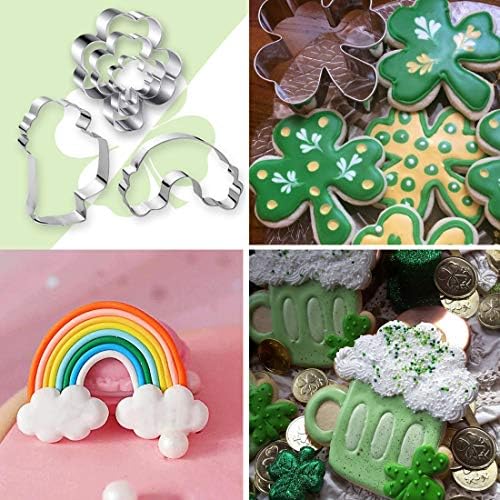 Strone St Patricks Day Cookie Cutter Set 8 Pcs