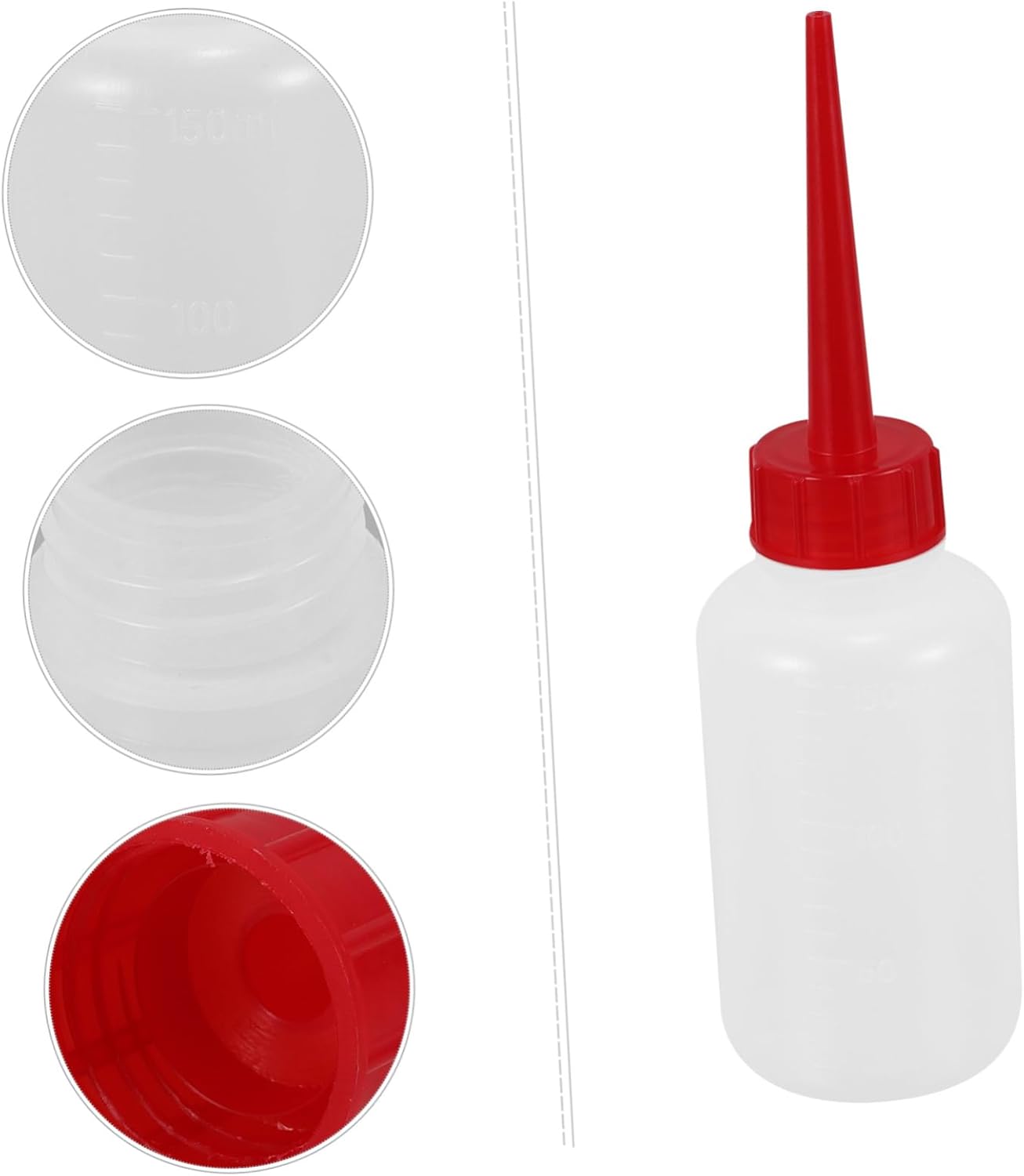 CIYODO Reusable Plastic Condiment Squeeze Bottle for Sauces and Seasonings