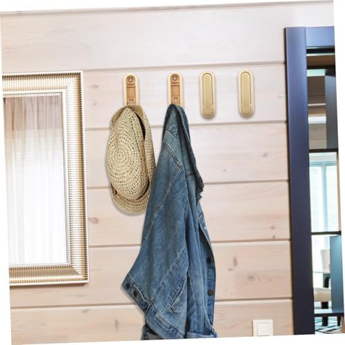 Veemoon 4 Pcs Folding Hooks for Wall Coat Backpack Towel Hanging