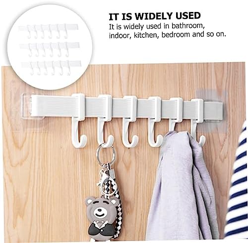 3pcs Punch Adhesive Hook Rack for Bathroom and Kitchen