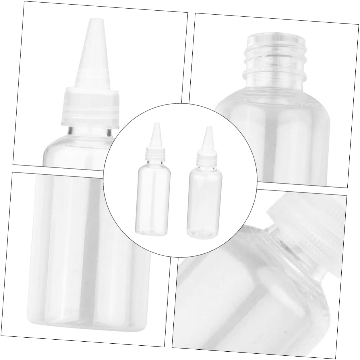 HOLIDYOYO 60ml Pointed Tip Squeeze Bottles 1