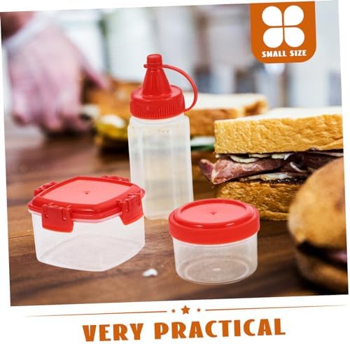 Portable Sauce Dispensers Lightweight Seasoning Boxes for Travel and Kitchen 1