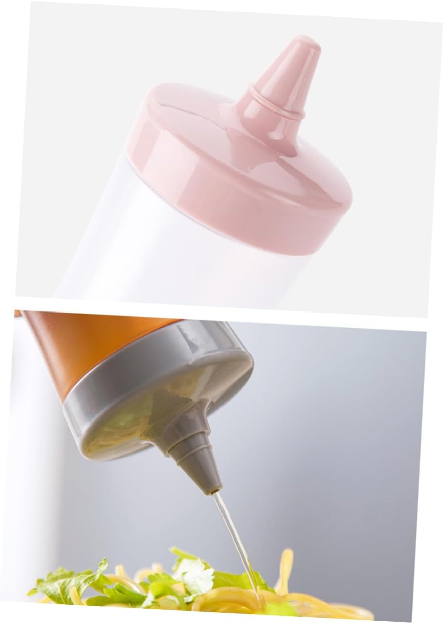 Luxshiny Reusable Condiment Squeeze Bottles Set of 2