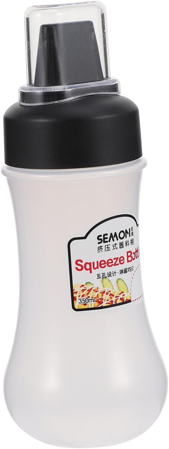 ABOOFAN 5-Hole Condiment Squeeze Bottle Kitchen Dispenser