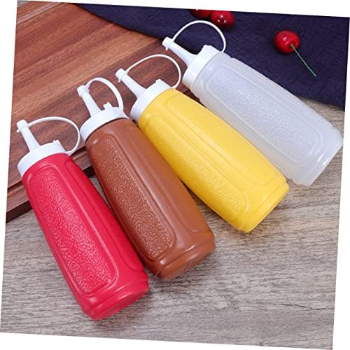HOLIDYOYO Squeezing Sauce Bottle with Lid for Kitchen Use 1