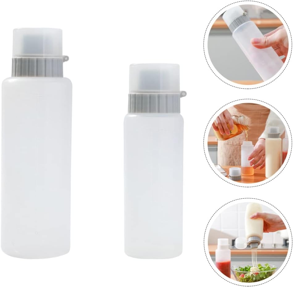 Luxshiny 2pcs Ketchup Squeeze Bottles