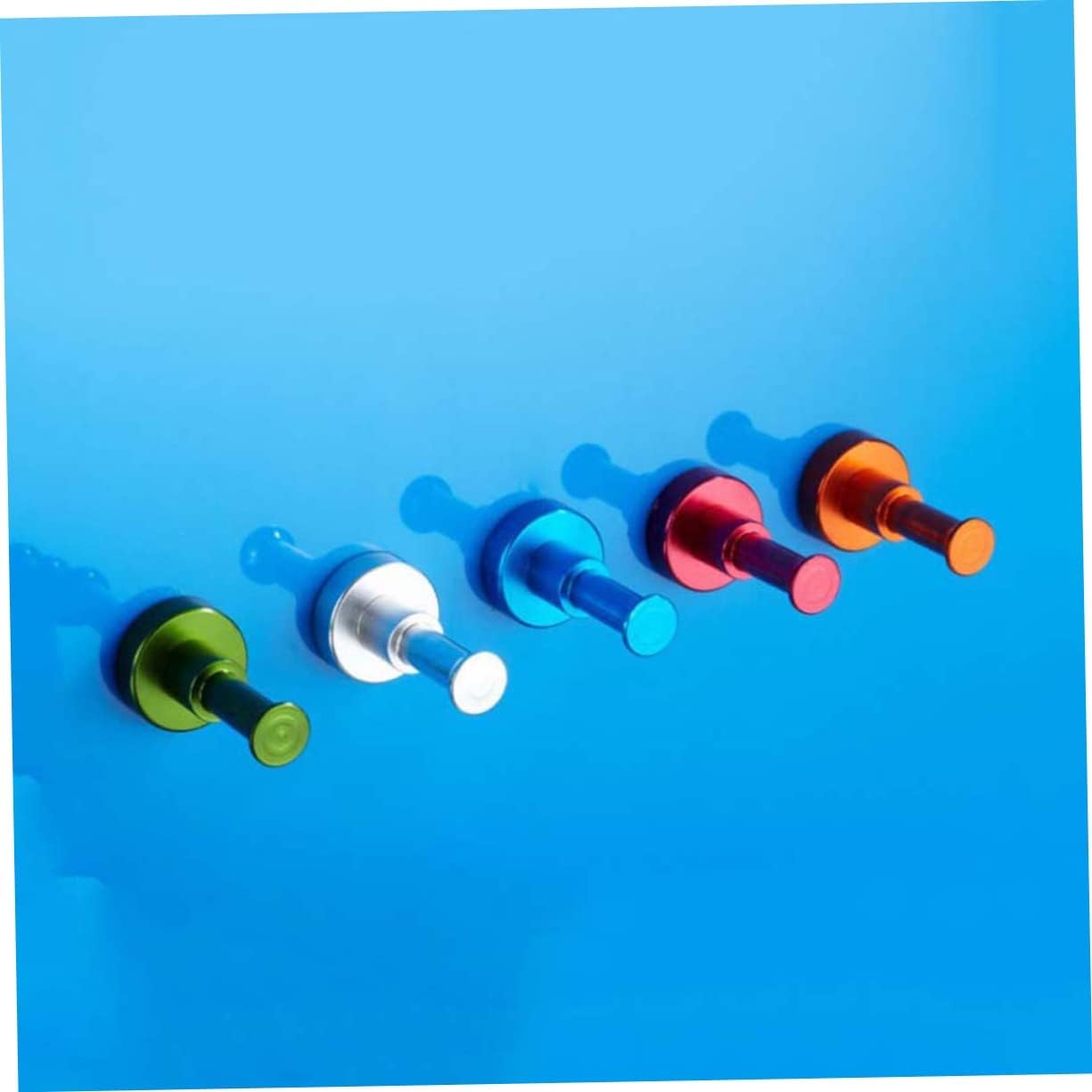 Garneck 10 Pcs Solid Aluminium Wall Hooks