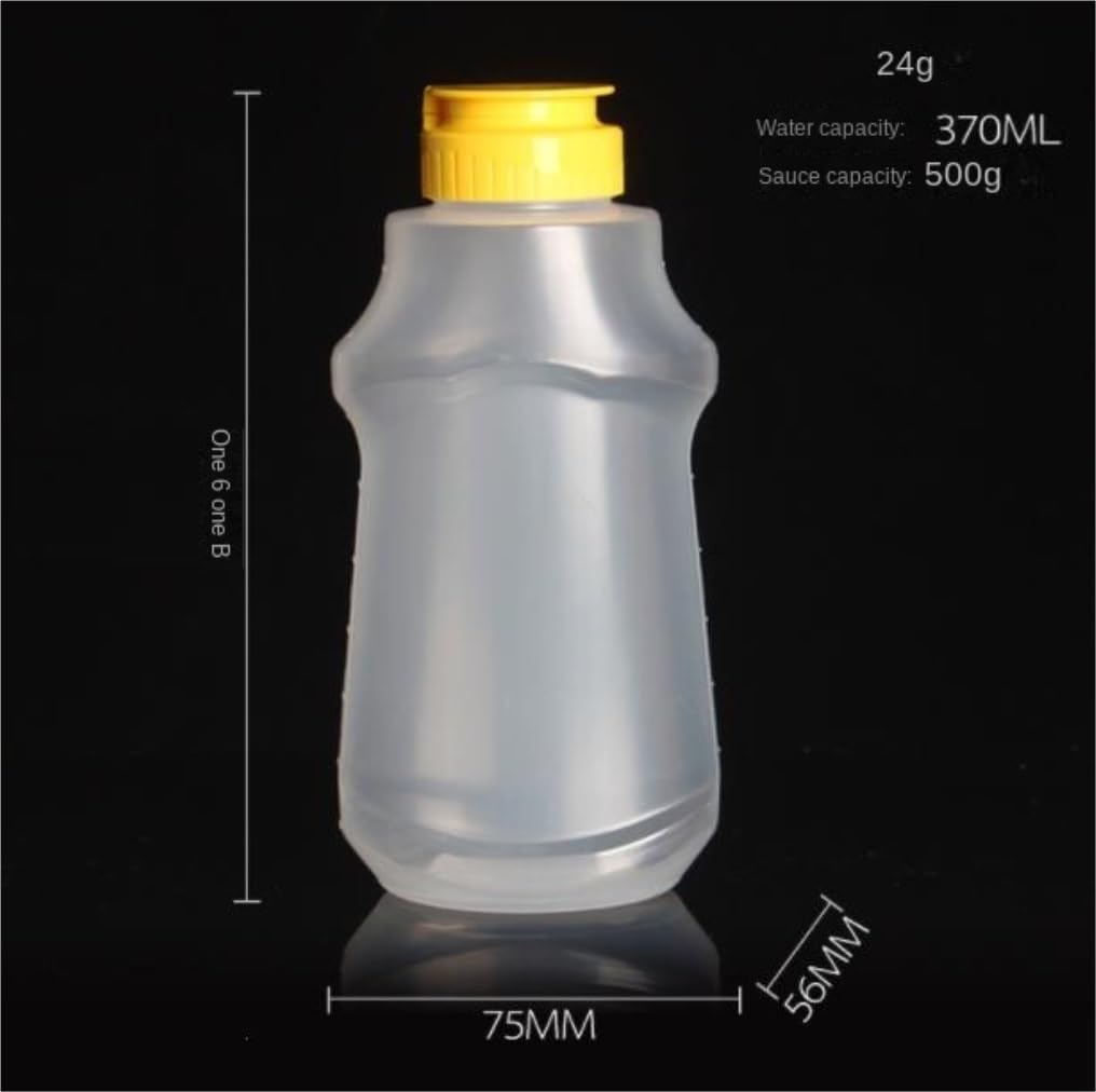 KLEYE Condiment Squeeze Bottles for Ketchup Mustard Dressing