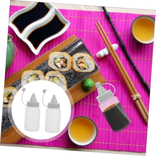 3 Pack Reusable Honey Squeezing Bottles for Ketchup Mustard Salad Dressing