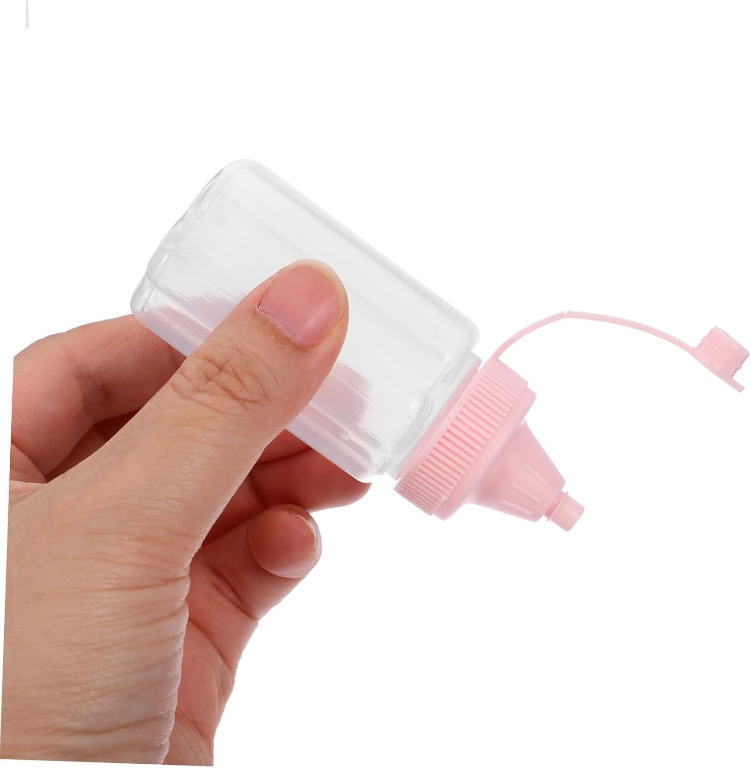 Unomor 4 Pack Reusable Condiment Squeeze Bottles 60ml
