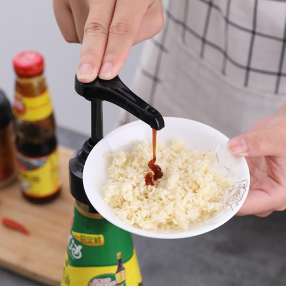 Kitchen Multi-Use Sauce Squeeze Bottle Nozzles Black