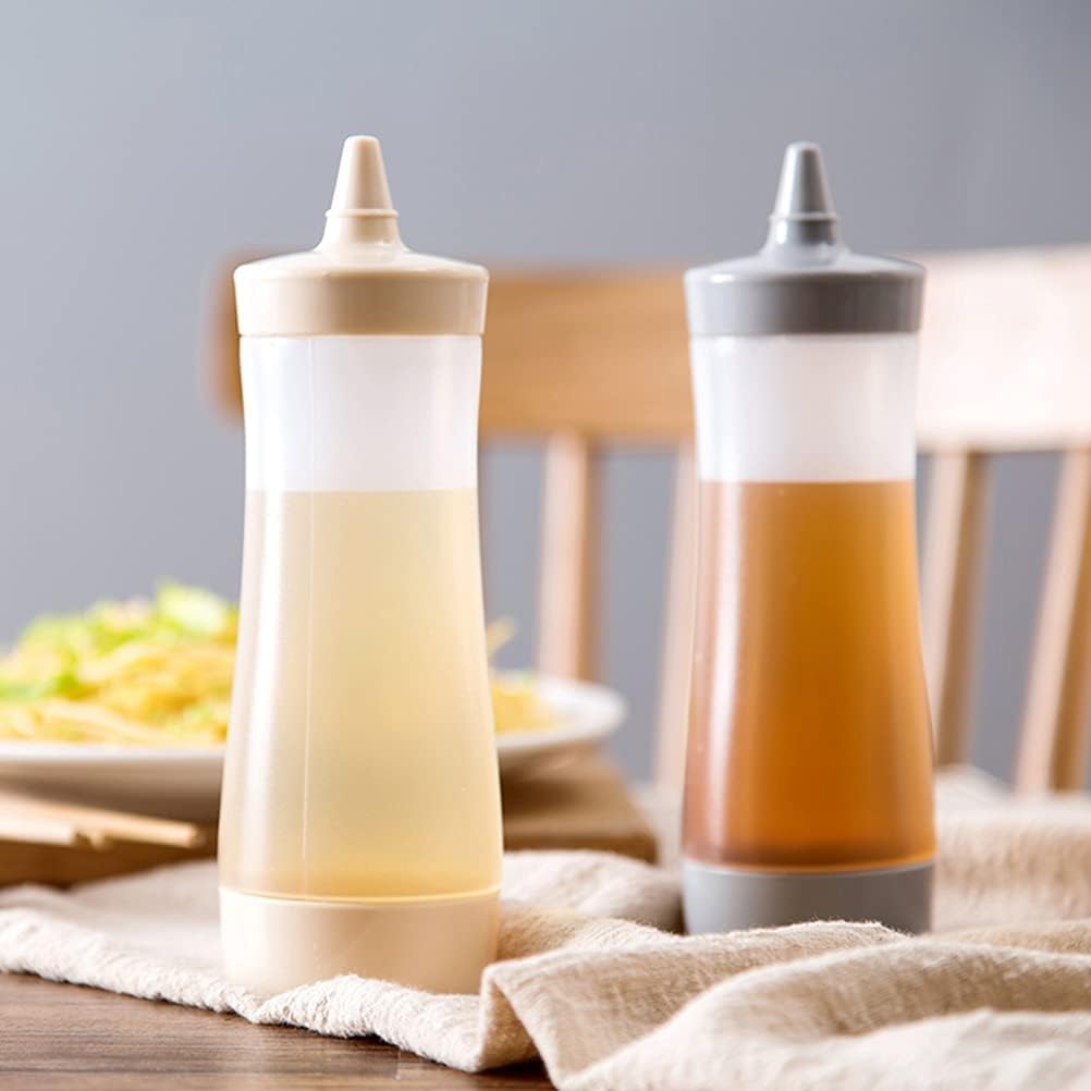 3 Pack Condiment Squeeze Bottles 12oz Pink BPA Free Set