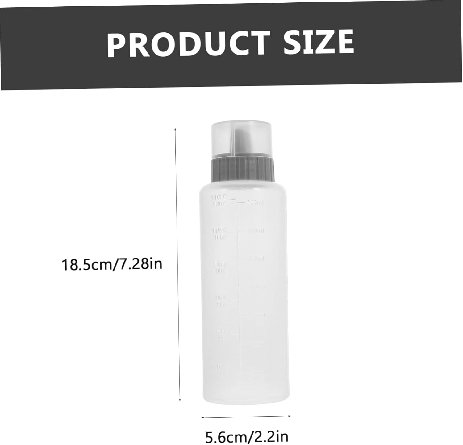 HOLIDYOYO Easy Squeeze Salad Dressing Bottles 4 Pack