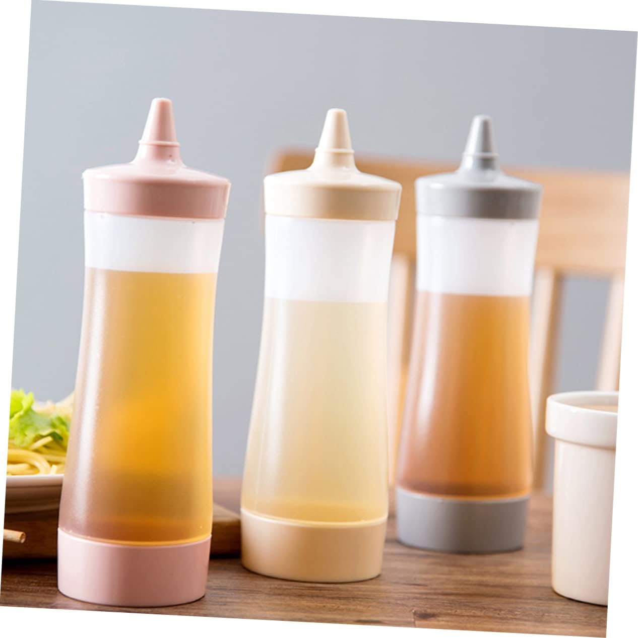 Collbath Ketchup Squeeze Bottle with Removable Head
