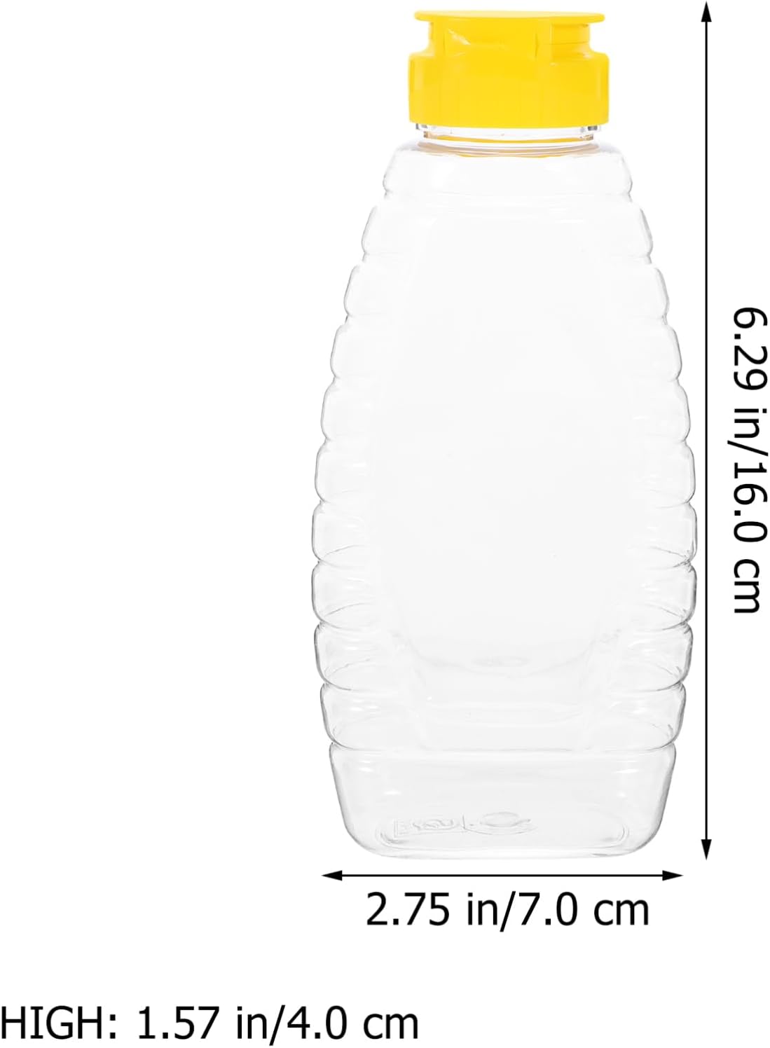 HOLIDYOYO 4pcs Jam Bottle Squeeze Honey Dispenser