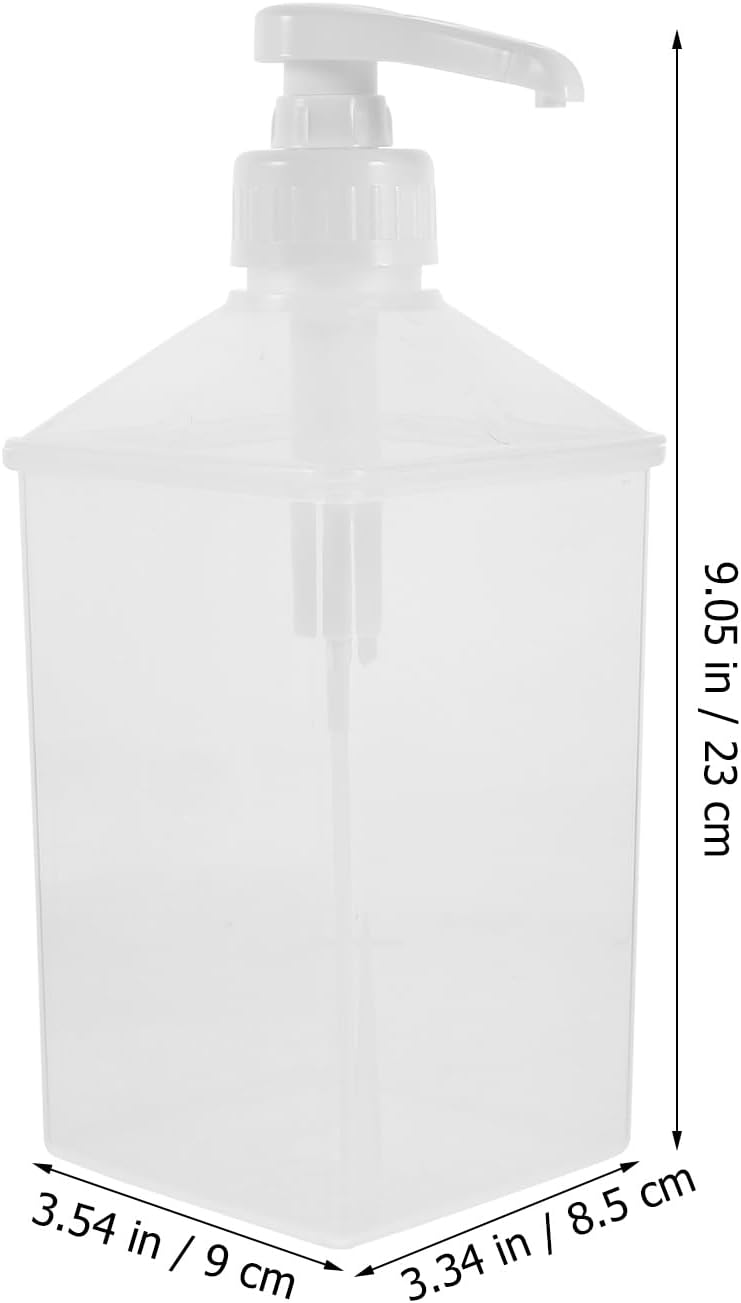 Cabilock 1100ML Condiment Squeeze Bottle White