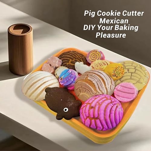 Cieloglim Double-Sided Pig Cookie Cutter Set 1