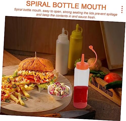 CIYODO Ergonomic Squeeze Ketchup Bottles 2 Pack 1