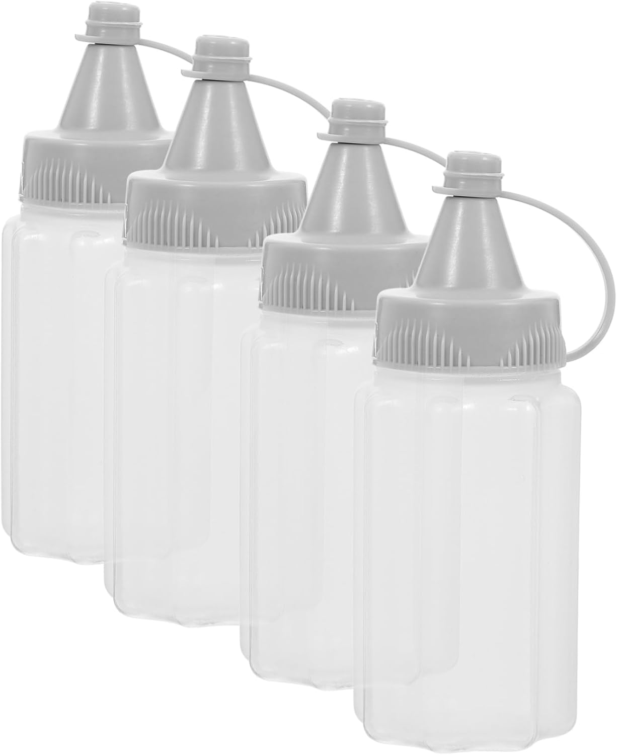 3 Sets Reusable Squeeze Condiment Bottles for Outdoor Use