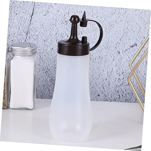 Ciieeo Salad Dressing Bottle Set of 3 Squeeze Sauce Bottles with Lids 1