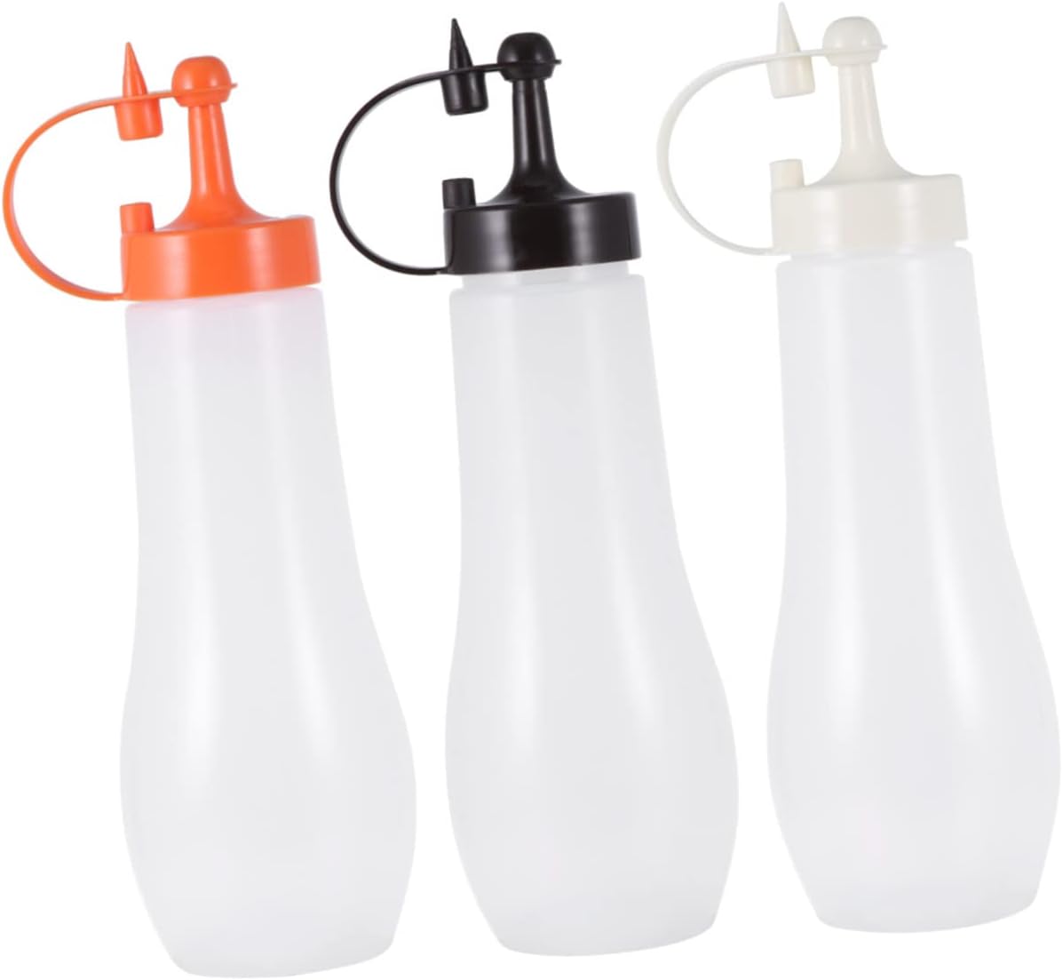 ASAKKURA 3-Pack Salad Dressing Squeeze Bottles Set